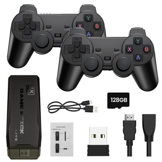 Nouvel écran HD Console De Jeu Vidéo Rétro Intégrée 2000 Jeux Console