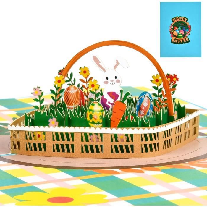 50Feuilles 500Pcs Gommette Pâques Sticker Autocollant Motif Lapin Oeuf Fleur pour Cadeaux Enveloppe Carte Scrapbooking Récompense Enfant