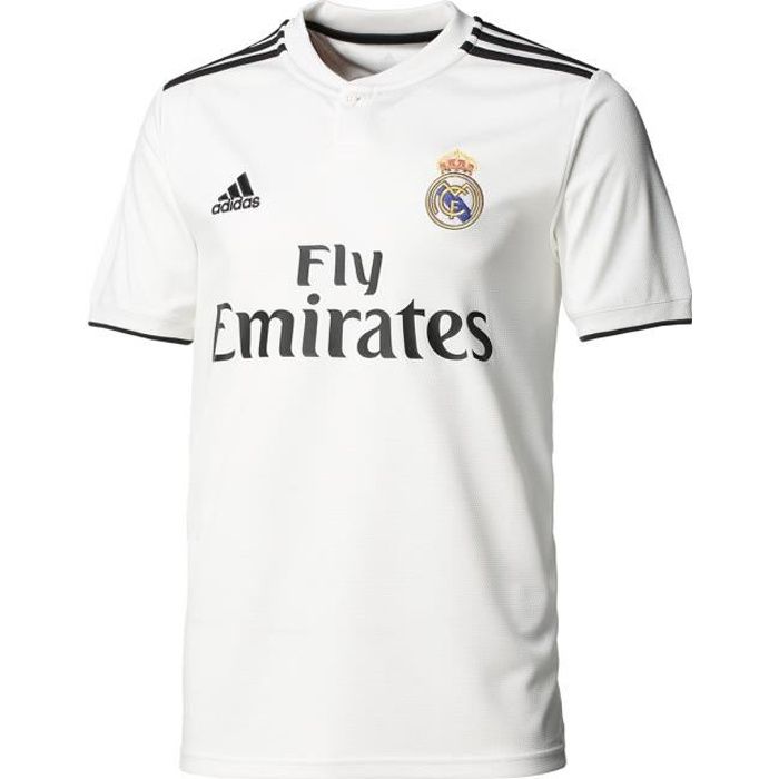 ADIDAS Maillot de football Real Domicile 18 - Homme - Blanc