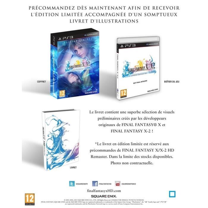 Final Fantasy X/X-2 HD Collector/ Jeu PS3