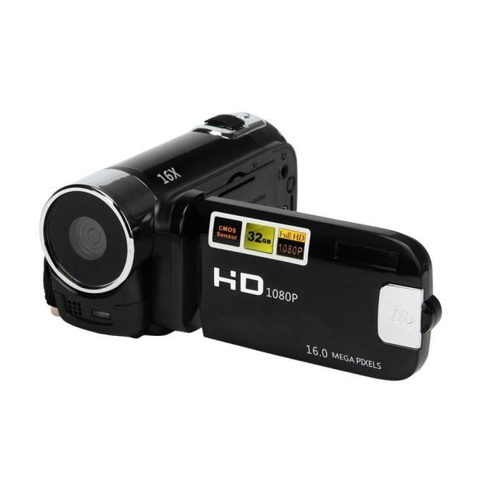 camescope numerique Caméscope Vidéo HD 1080P 16M 16X Zoom Numérique Caméscope DV Noir-61