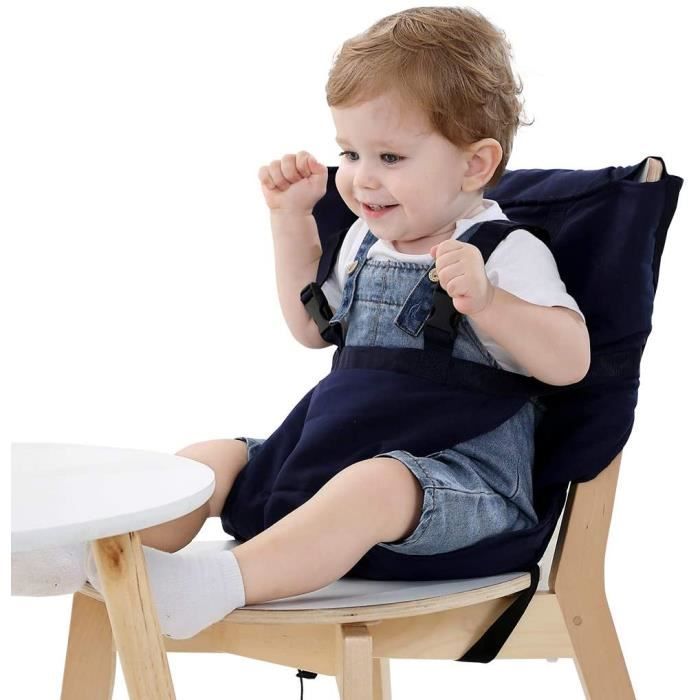 Chaise Haute de Voyage Portable Easy Seat - Rehausseur Chaise Enfant,Housse de Siège pour Chaise Haute Toddler - Réglable, Sécurité,