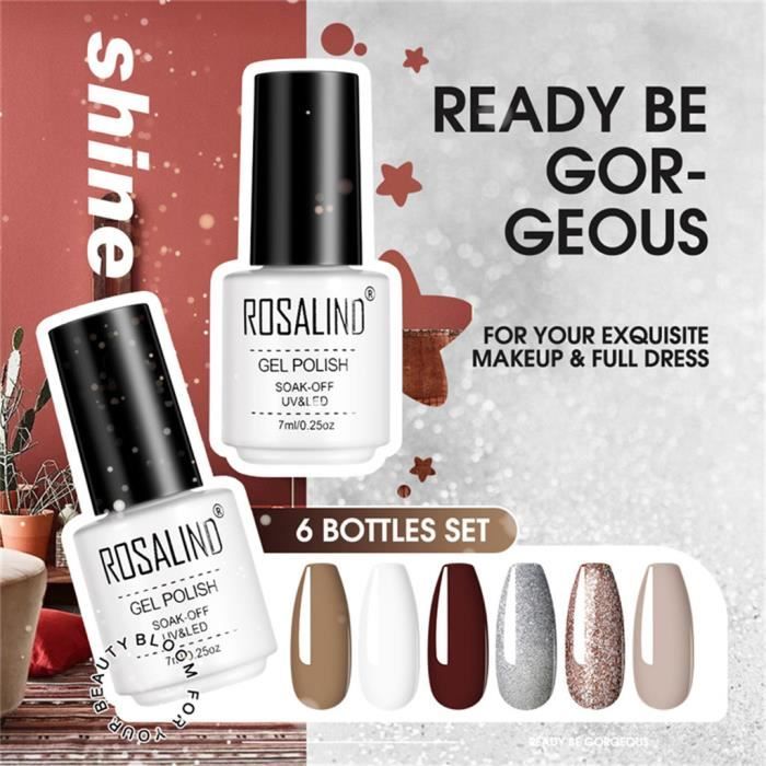 Set de colle pour vernis à ongles Summer Lavender Color Mini Glitter Glue 7ml GRR200703003C_Huaneniko GRR200703003C_7271