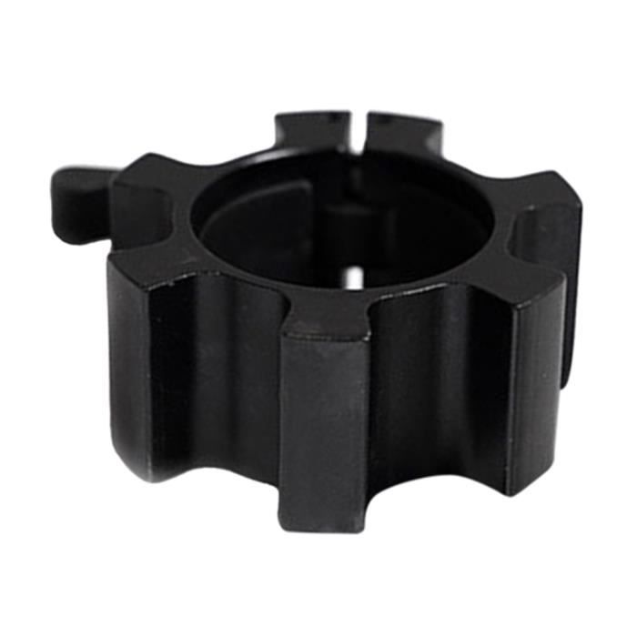 Colliers de Serrage Crochet Grip Quick Release Loquet pour Barre de Musculation Levage de Poids 50mm Noir