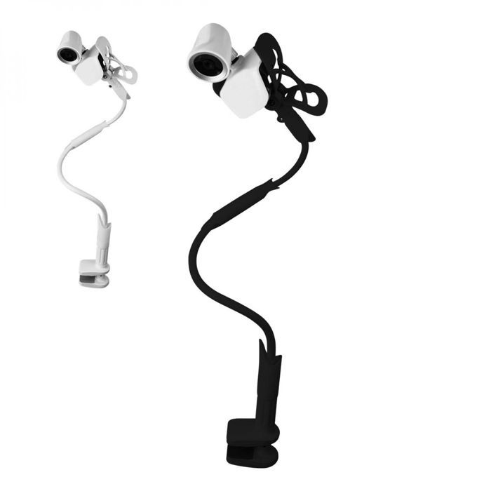 Support universel pour camera bébé, babyphone, moniteur – Flex – Noir