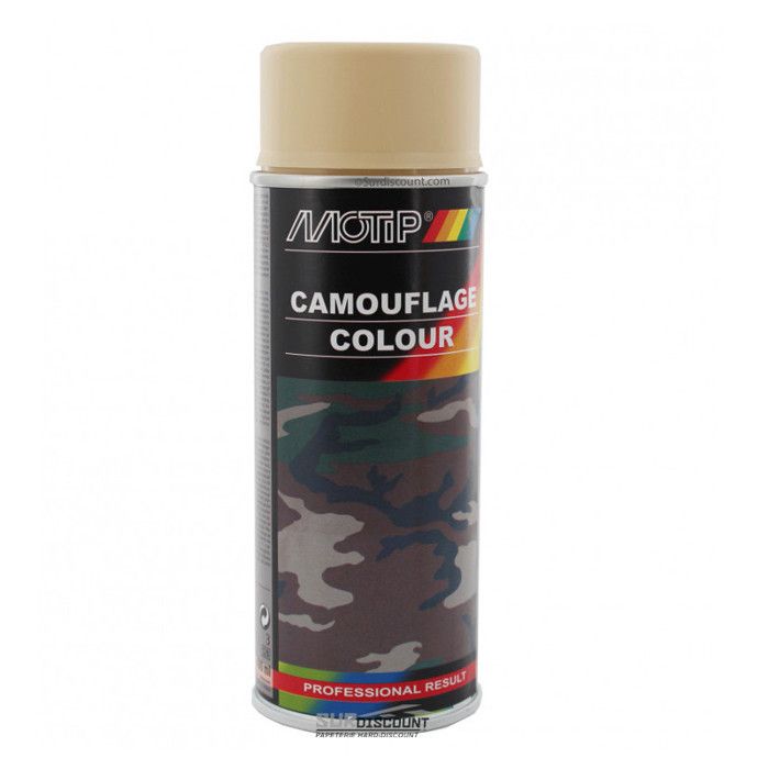 motip aerosol peinture camouflage colour beige ral 1001 SPRAY CAN BOMBE PAINT CSK AUTO MOTO QUAD VELO BATAEU AVION JEEP GRAFF ART C4