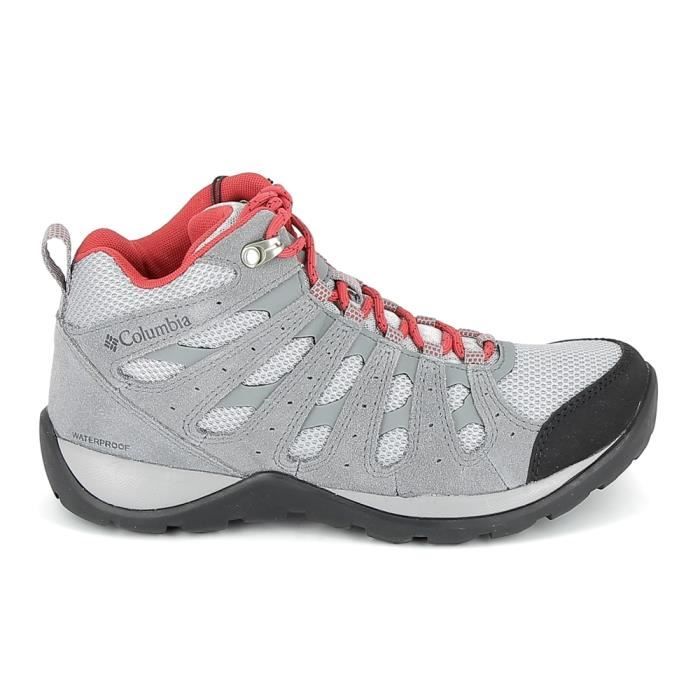Rando - Trail COLUMBIA Redmond V2 Mid WP Gris Rouge