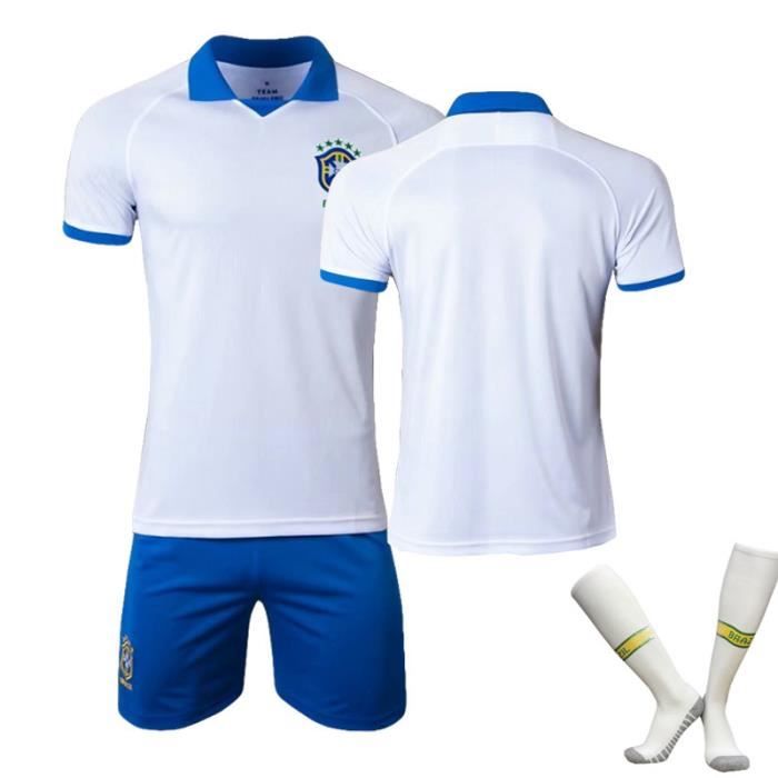 Équipe nationale brésilienne Jersey Maillot et Shorts de football Chaussettes Enfant-Homme