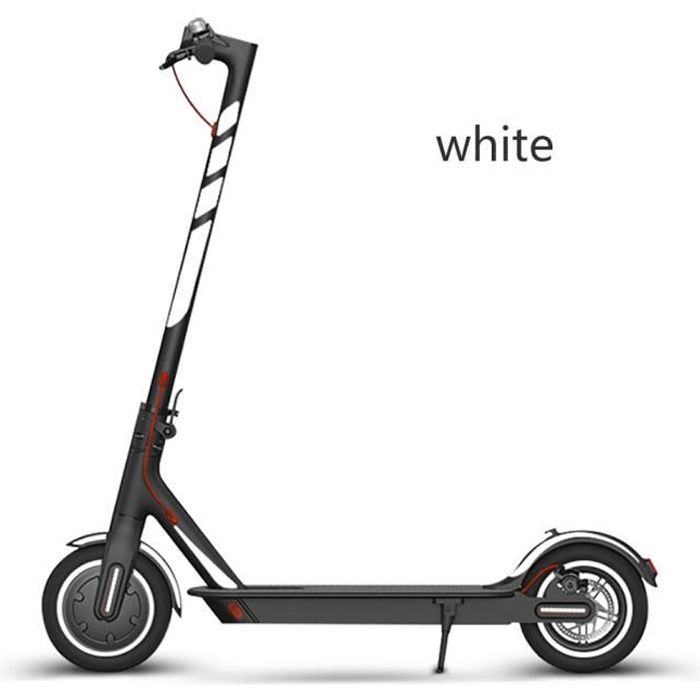 TROTTINETTE-Autocollant réfléchissant pour scooter White-Mi 365 - pro - 1s Autocollant d'avertissement de nuit
