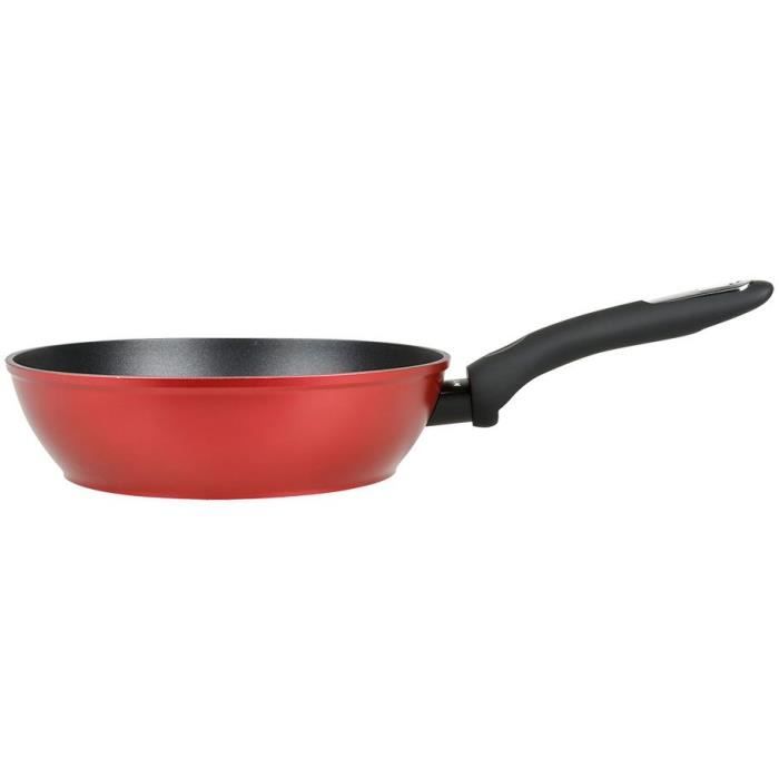 SITRAM - ECARLATE - 713585 - Lot de 3 poêles aluminium Ø20/24/28cm induction