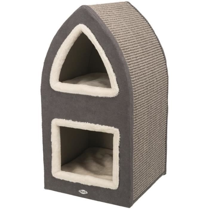 TRIXIE Tour Marcy 75 cm - Crème et gris - Pour chat
