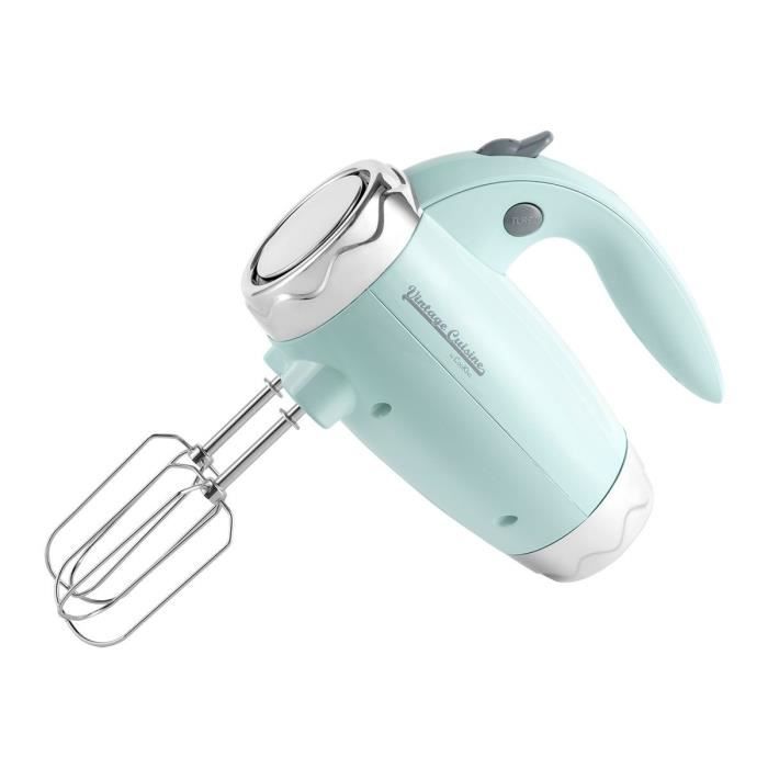BATTEUR ÉLECTRIQUE RÉTRO VINTAGE CUISINE - MENTHE