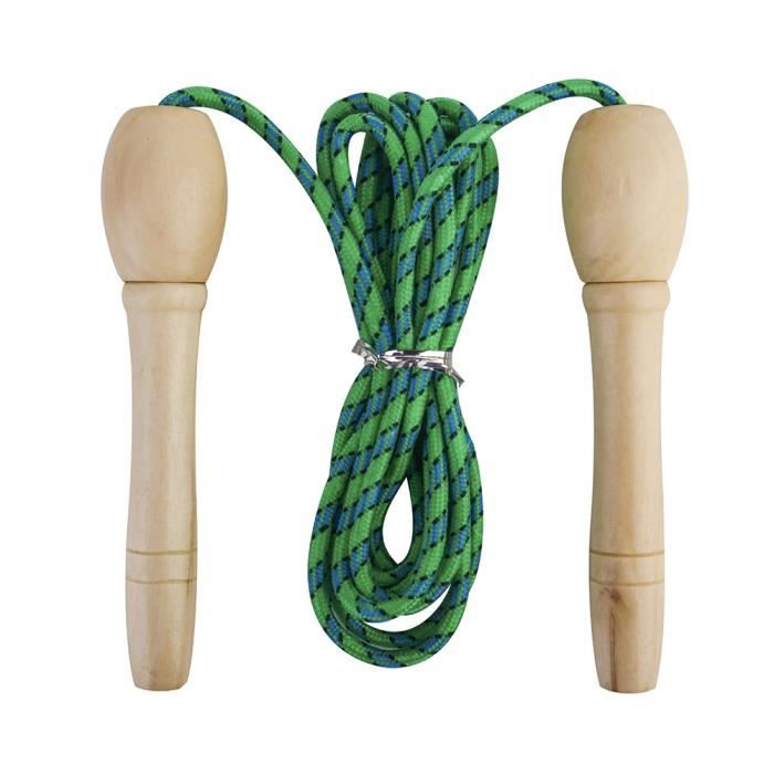 2 pcs Poignée En Bois Corde À Sauter Équipement de Fitness Outil pour Sport Exercice Séance D'entraînement CORDE A SAUTER