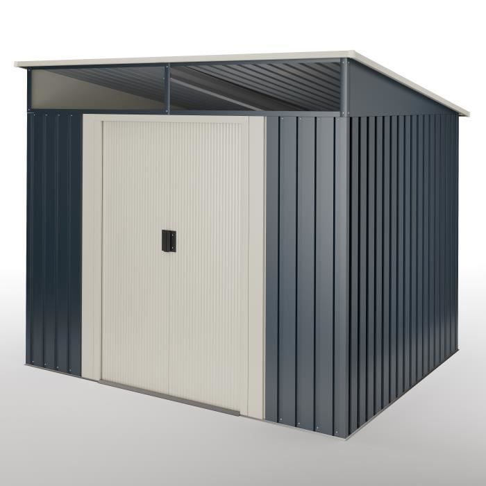 Abri de jardin Wasabi Stark 5.6 m2 - Garantie 10 ans - 236x238x203cm