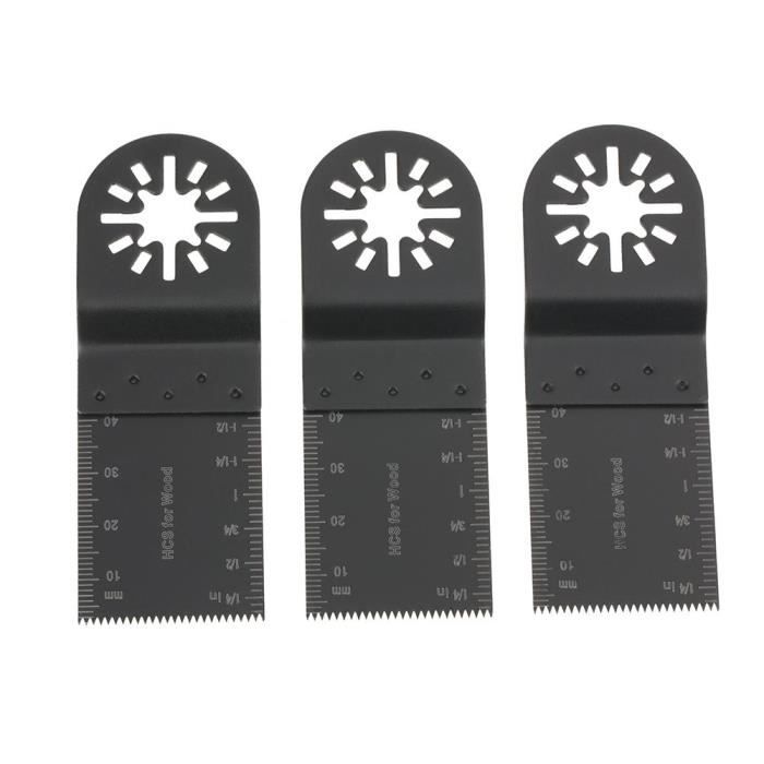 20pcs 34mm Lames multiples de scie oscillantes pour réparer la coupe