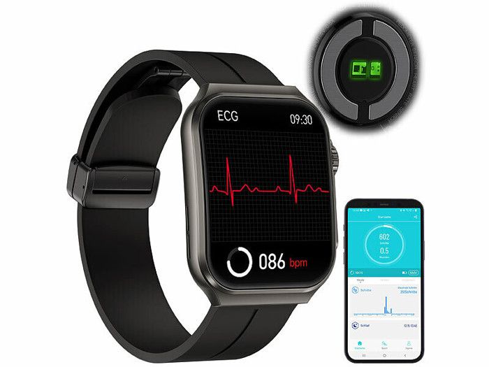 Montre sport connectée - Newgen Medicals - SW-520 - Suivi santé - Bluetooth - Écran tactile HD Montre sport connectée - Newgen Medicals - SW-520 - Suivi santé - Bluetooth - Écran tactile HD