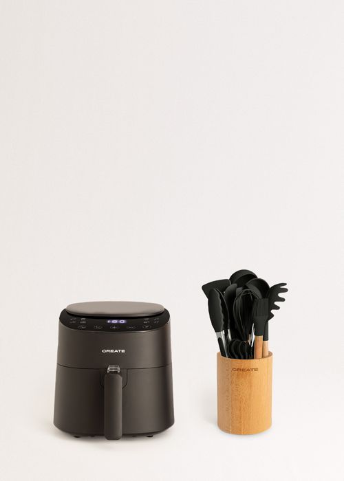 Friteuse sans huile - Create - Air Fryer Pro Compact 3.5 L - 8 programmes - Ensemble ustensiles - Create