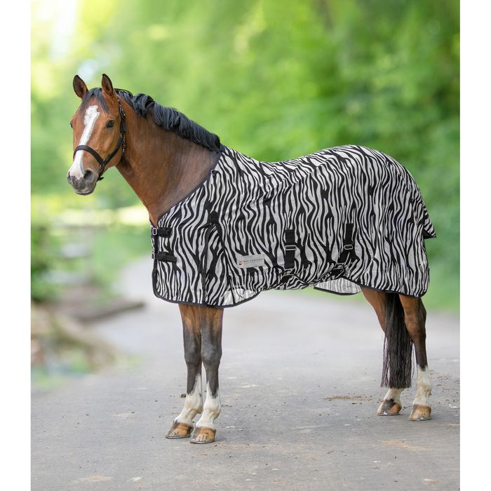 Couverture anti-mouches pour cheval Waldhausen Zebra - 75 cm