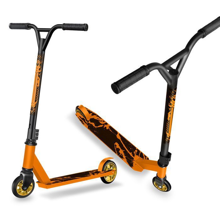 Trottinette Freestyle OLSSON BOOMER guidon 360, roulements ABEC9, roues 100MM