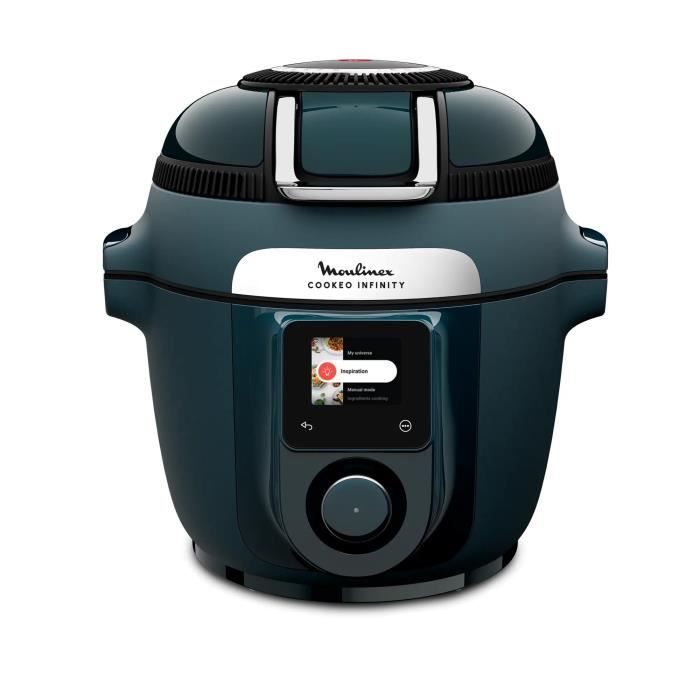 MOULINEX Cookeo Infinity Multicuiseur Air fryer Haute pression 17 modes de cuisson Trust CE97GUF0
