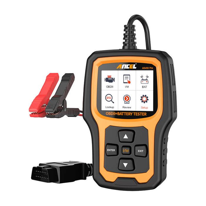 Scanner OBD2 + Testeur de Batterie - ANCEL - AD410 PRO - Universel - Compact - Facile à utiliser