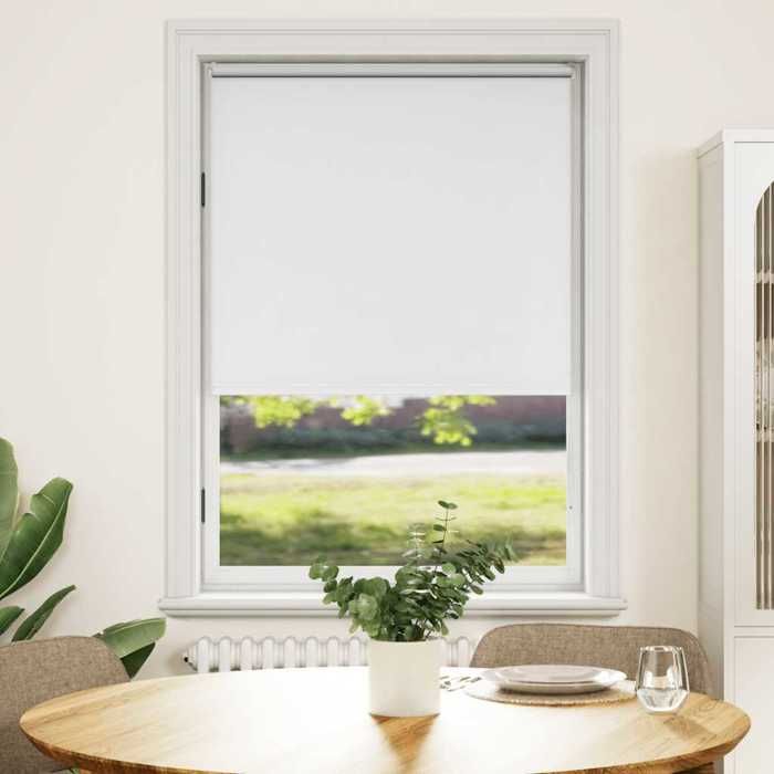 Store enrouleur occultant - Blanc - 100 x 175 cm - Isolation thermique