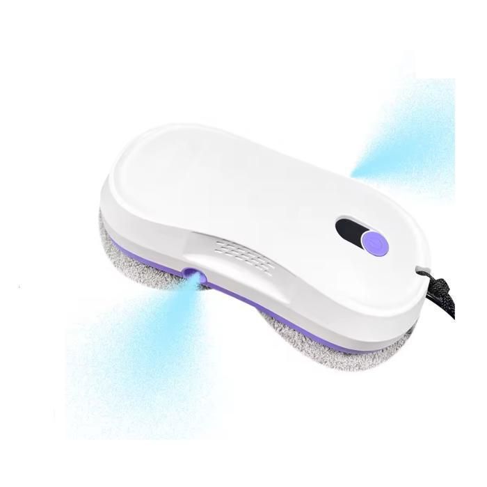 Robot Nettoyeur de Vitres Double Pulvérisateur Robot Laveur de vitres 5600 Pa Télécommande Navigation Intelligente - Tcc