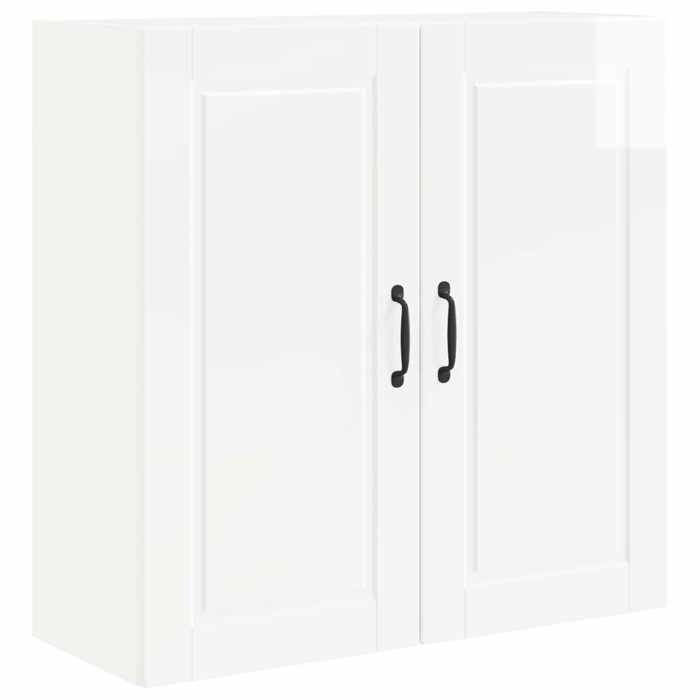 En solde Buffet de cuisine( 1 pc) Meuble bas/Armoire rangement avec étagère Blanc brillant 80x31x80 cm A2040