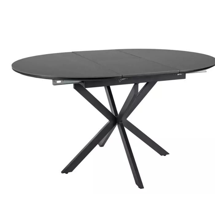 Table à Manger - Meubles&Design - Table repas 140 cm extensible céramique noire pied métal 8 personnes BOREALIZ4 Table à Manger - Meubles&Design - Table repas 140 cm extensible céramique noire pied métal 8 personnes BOREALIZ4