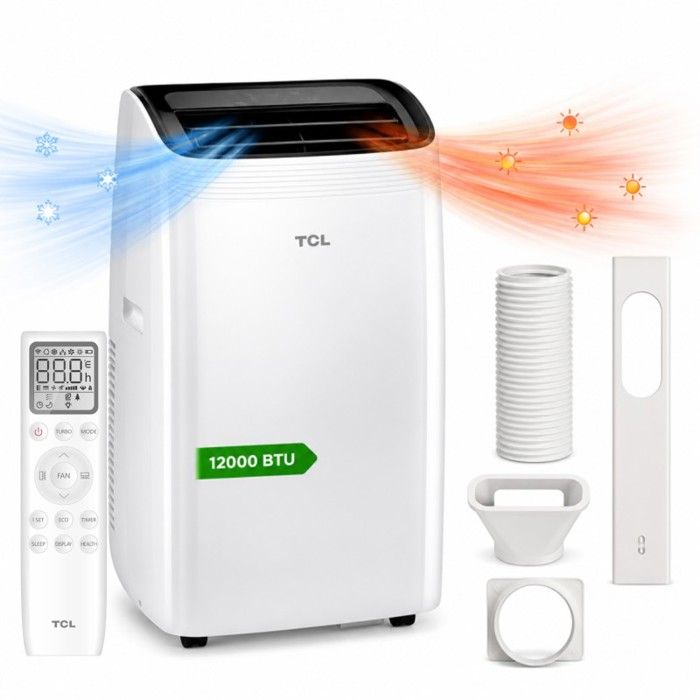 Tcl - Climatiseur Mobile 4 En 1 Réversible 12000 Btu - Série Performance