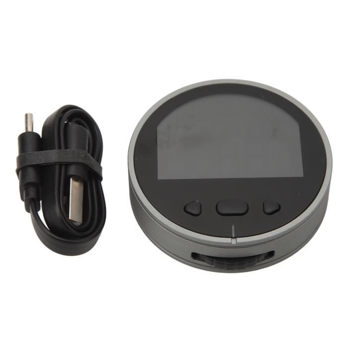 Mètre à Ruban électronique Numérique Avec écran LCD - Rechargeable (USB Type-C) - Noir
