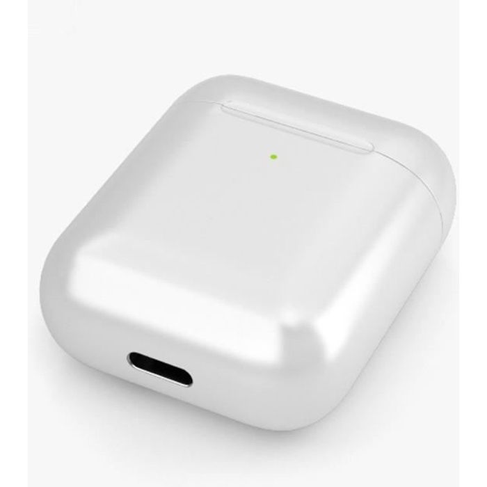 Étui De Charge Sans Fil Compatible AirPods Pro 1 & 2 - Batterie 450 MAh, Bouton Synchronisation Bluetooth - Remplacement Boîtier Original