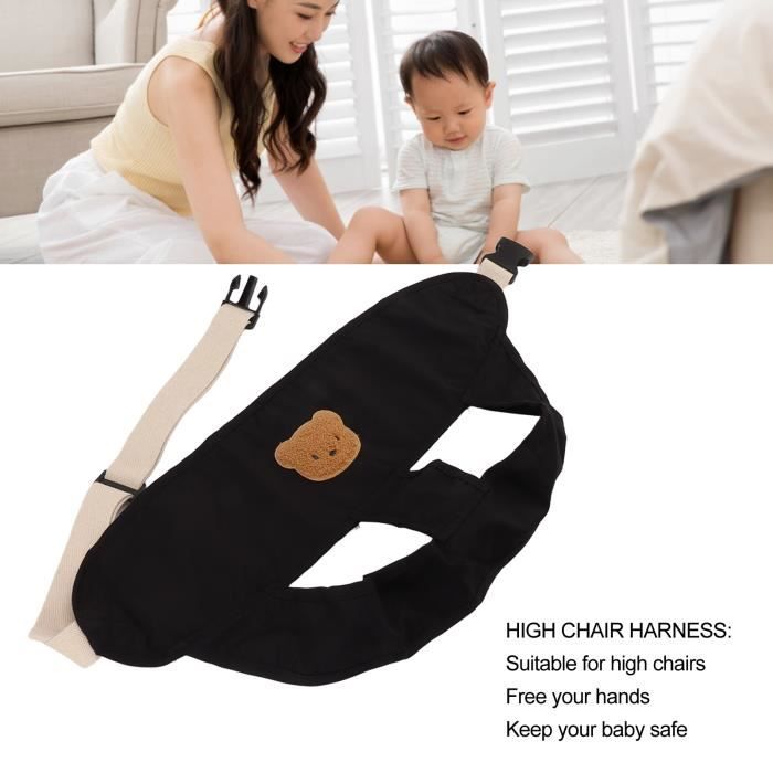 Chaise Haute pour Bébé Enfant Siège, avec Ceinture De Sécurité,Stable