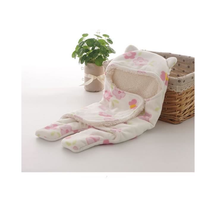 Gigoteuse Hiver Fille Nid D Ange Bebe Fille Couverture D Emmaillotage Naissance A 6 Mois Cadeau Nouveau Ne Fleur 65x75cm Cdiscount Jeux Jouets