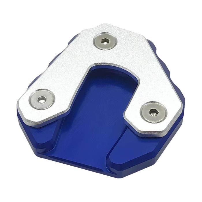 Plaque D'extension Pour Béquille Latérale Moto - Aluminium CNC Anodisé Noir - Pour Suzuki DL650 V-Strom 650 (2012-2020) - Améliore La Stabilité