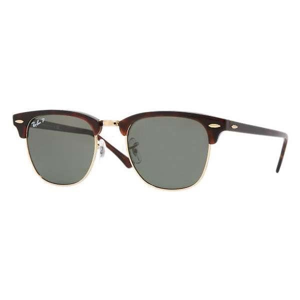 Lunettes de soleil Ray-Ban CLUBMASTER RB 3016 990-58 Noir