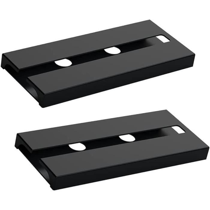 2 Porte-Verres à Vin Suspendus - Support Métal Pour Verres à Pied, à Fixer Sous Étagère Ou Armoire