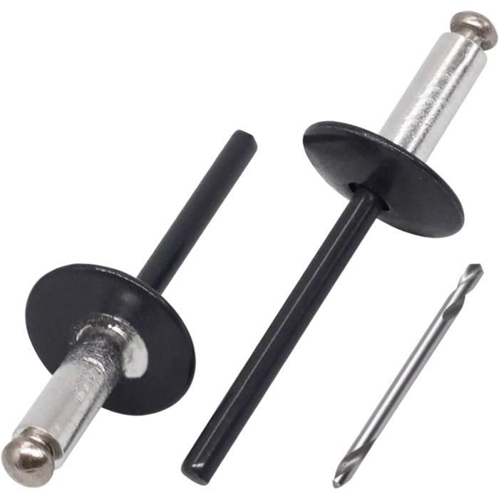 P 100 Rivet Lot De 100 Rivets Aveugles À Bride Large En Aluminium 4,8 X 16 Mm ...