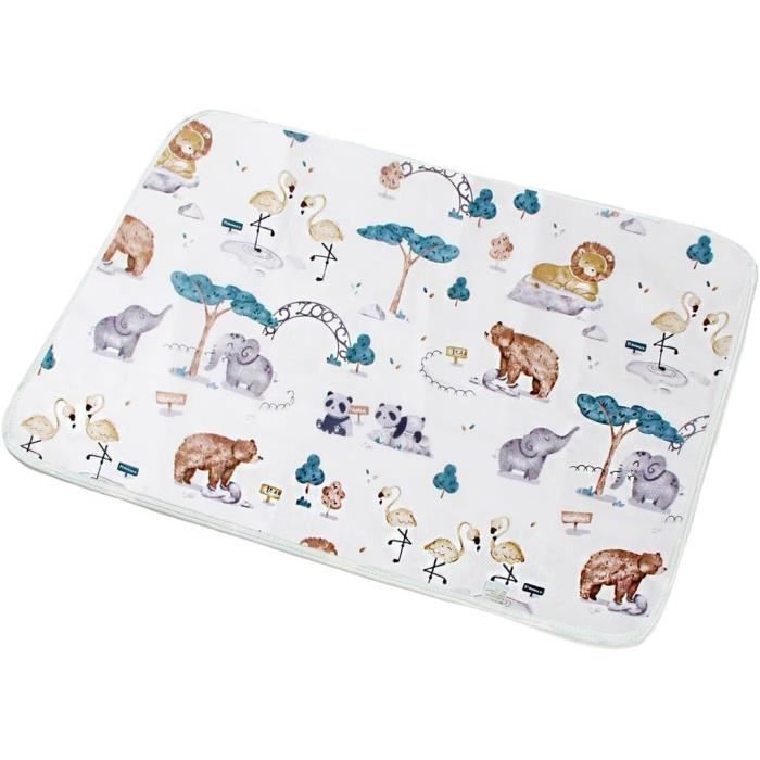 Lot De 50 Alèses Jetables Bébé 40x60cm - Douces, Absorbantes Et Anti-fuites - Pour Table à Langer Et Lit