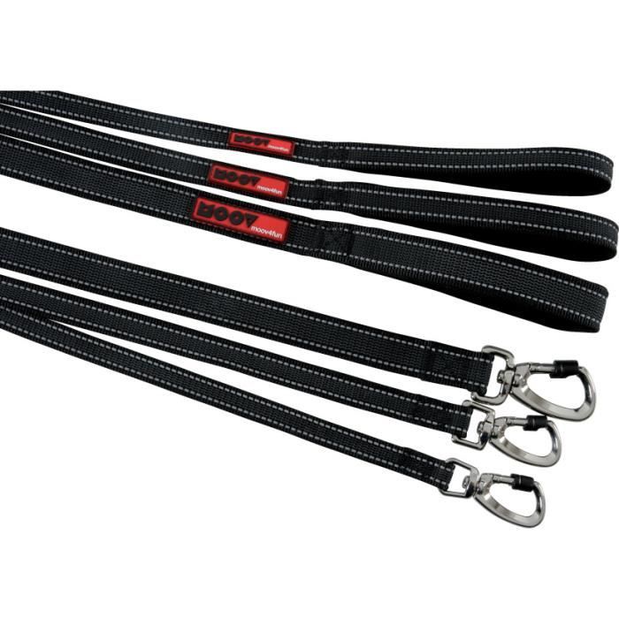 Meilleurs prix pour Laisse - ZOLUX - Moov - 15mm - Noir - Multi-positions