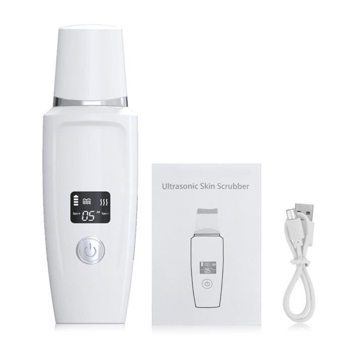 Nettoyeur De Peau Visage Ultrasonique - Épurateur Points Noirs, Anti-rides, Portable, Neuf
