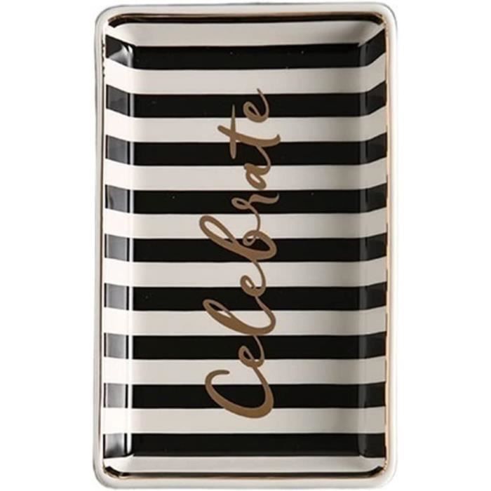 2 Plateaux De Rangement Silicone Antidérapants - Noir - 30x13cm Et 20x10cm - Pour Salle De Bain, Vanité, Cuisine