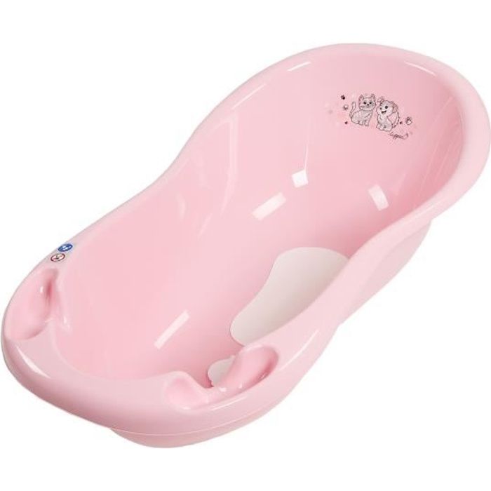 Luppee Baignoire Pour Bebe Baignoire Bebe Sur Pied Antiderapant Baignoire 100cm Chien Et Chat Rose Cdiscount Puericulture Eveil Bebe