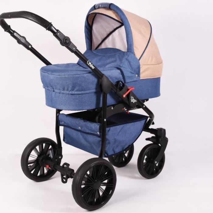 Poussette Isofix et siège auto bébé en option Nouvelles couleurs Silvia by SaintBaby Beach Siège
