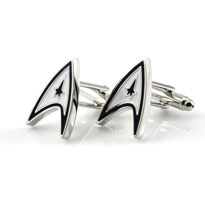 Gilind Star Trek Stainless Steel boutons de manchette One Pair 100291 ...