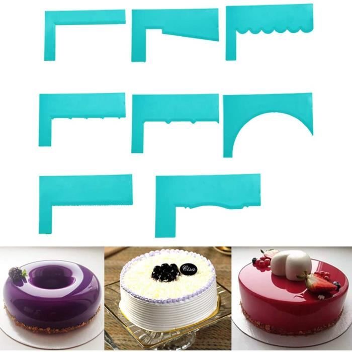 Cake Rb 8 Pcs Plastique Racloir Agrave Gacircteau Lisseur Gateau Spatule Patisserie Lissage Cake Scraper Pour Deacutecorer Des507 Cdiscount Au Quotidien