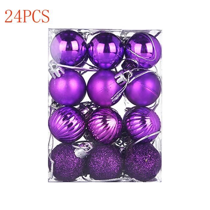 Les types Lot de 24 boules lumineuses suspendues pour décoration de