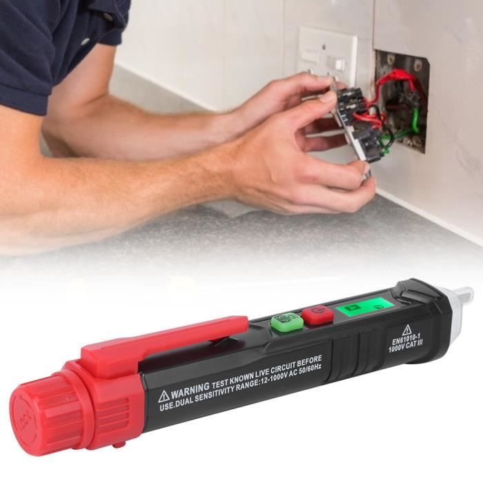 Detecteur de tension sans contact HT100P indicateur de rotat