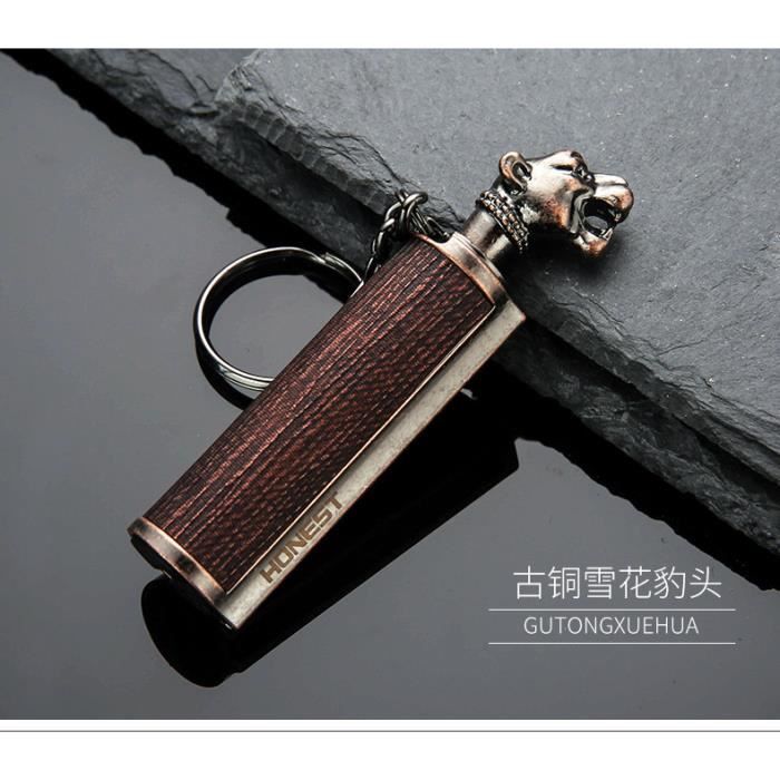 Porte-Clés Briquet Éternel 2025 – Allumette Infinie Tempête, Briquet Réutilisable Anti-Vent, Design Match Permanent Pour Clés