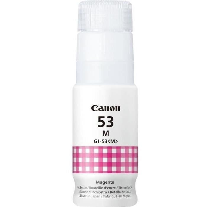 Bouteille dencre – CANON – GI-53M – Magenta – Compatibilité PIXMA G650 et G550 – (4681C001)